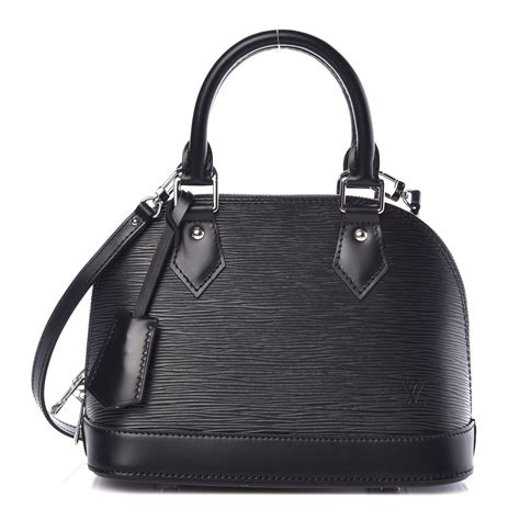 louis vuitton alma bb zwart|Louis Vuitton Alma epi black.